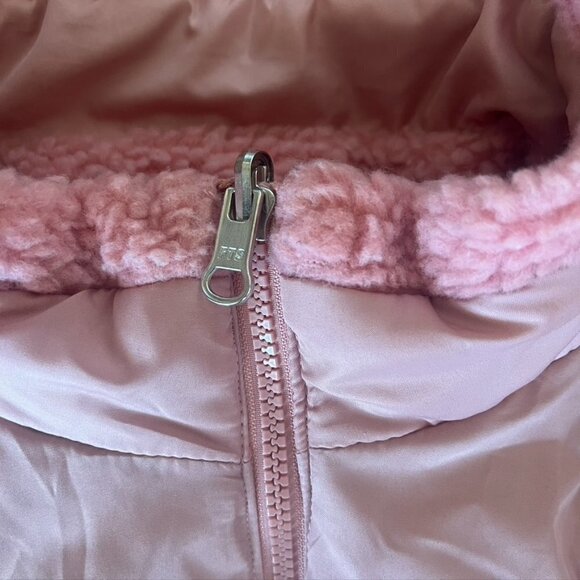 Feltics Korean Y2K Streetwear Reversible teddy bear coat jacket pink M/L - Picture 7 of 12